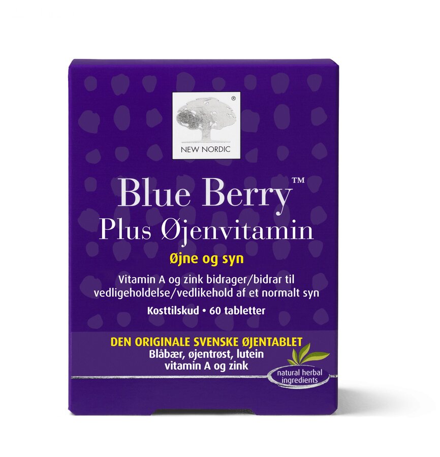 New Nordic Blue Berry Plus 60 tab