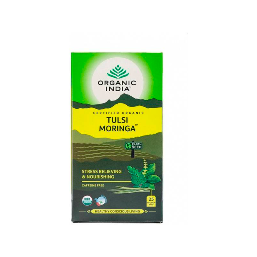 Organic India Tulsi Moringa te 25 bags