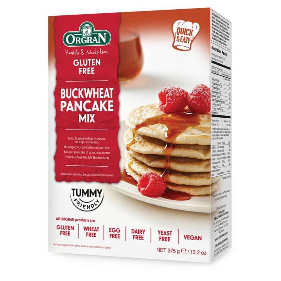 Orgran buckwheat pancake mix 375 gr