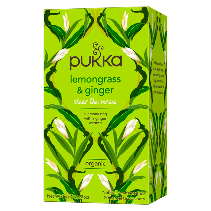 Pukka lemongrass & ginger 20 poser