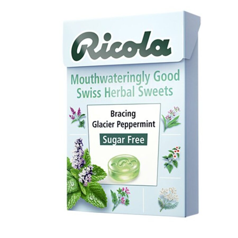 Ricola glacier peppermint sugar free 45 g