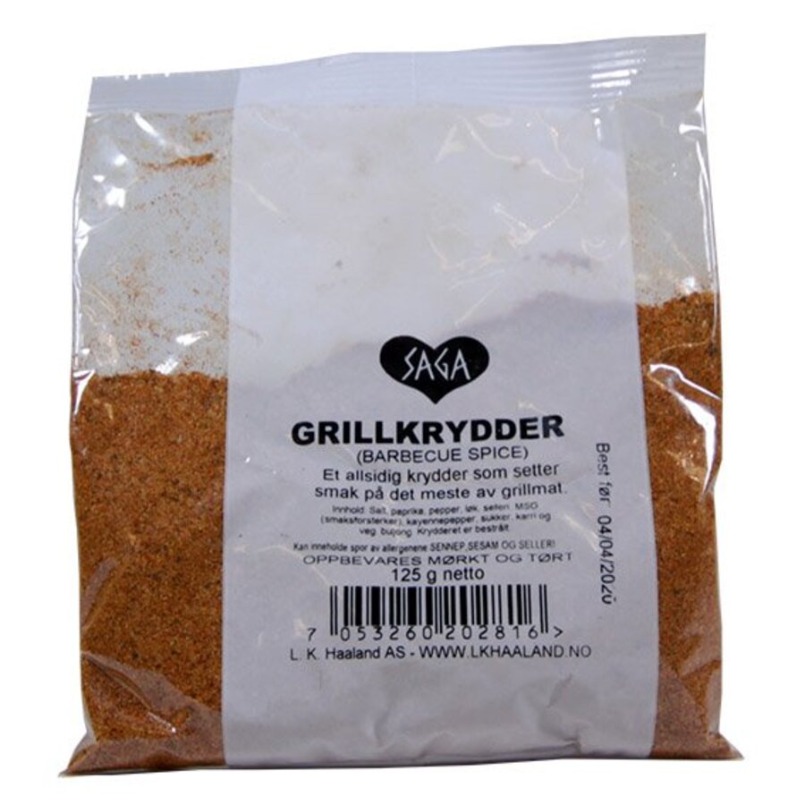 Saga grillkrydder pose 100 g