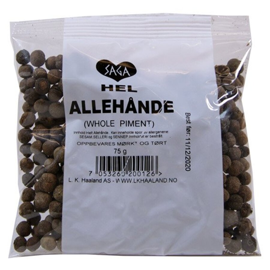 Saga hel allehånde pose 40 g