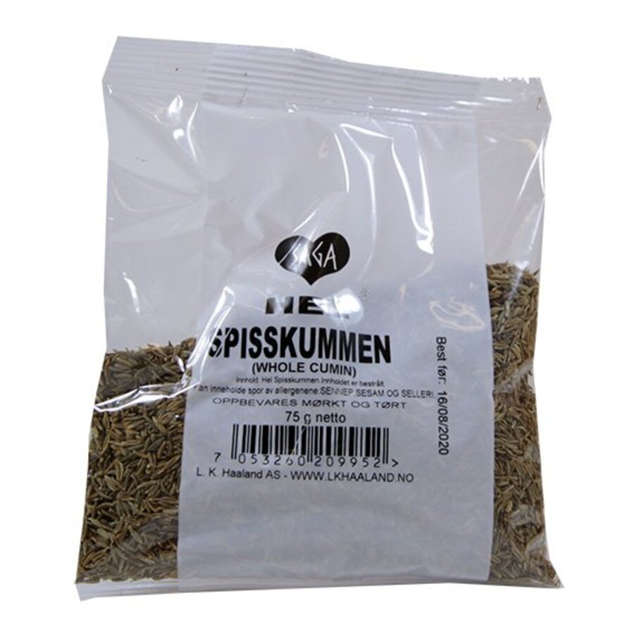Saga hel spisskummen pose 50 g