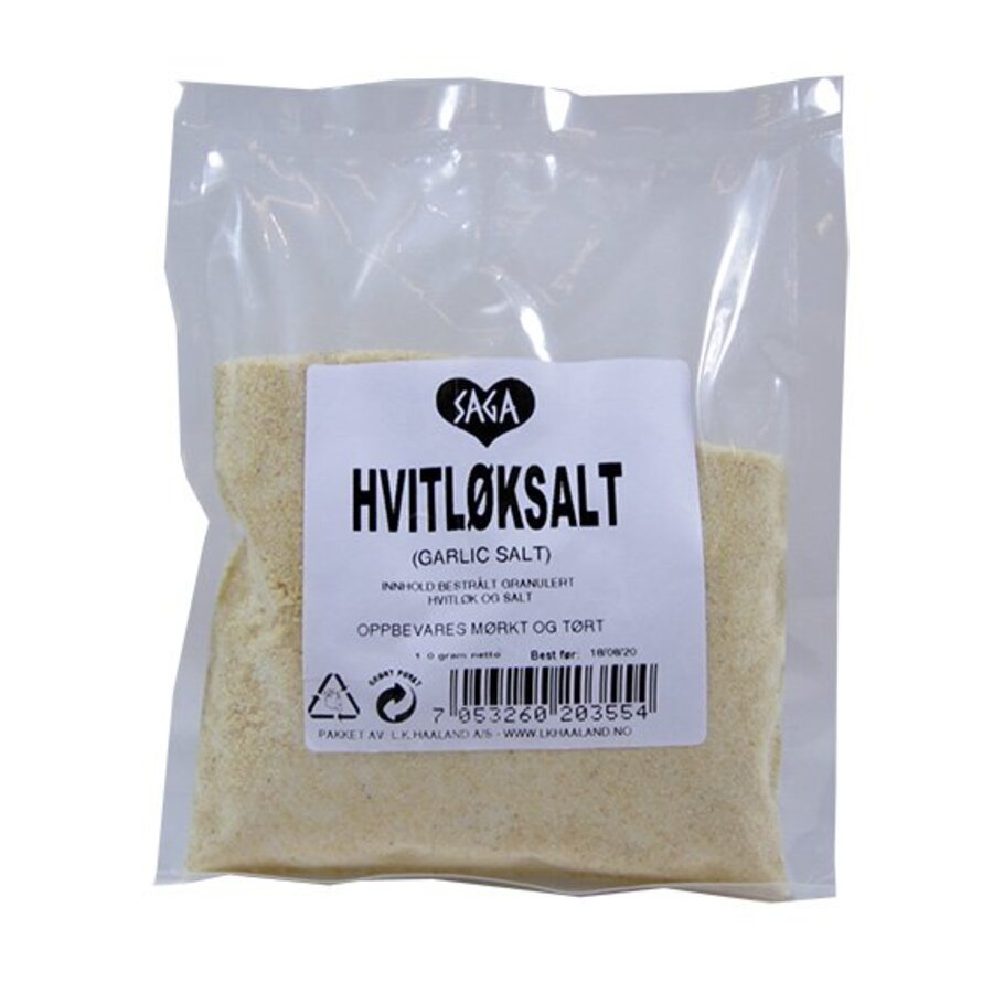 Saga hvitløksalt pose 100 g