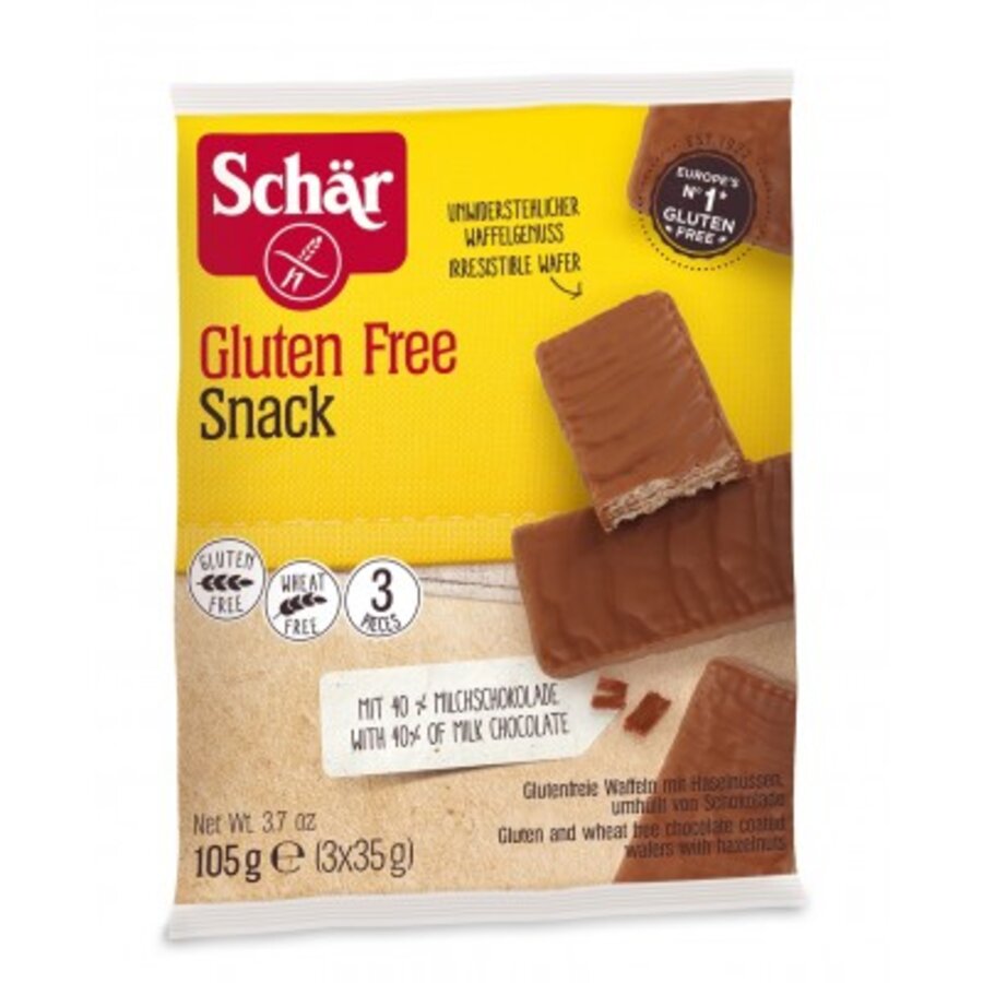 Schar snack sjokolade kjeks 3x35 g