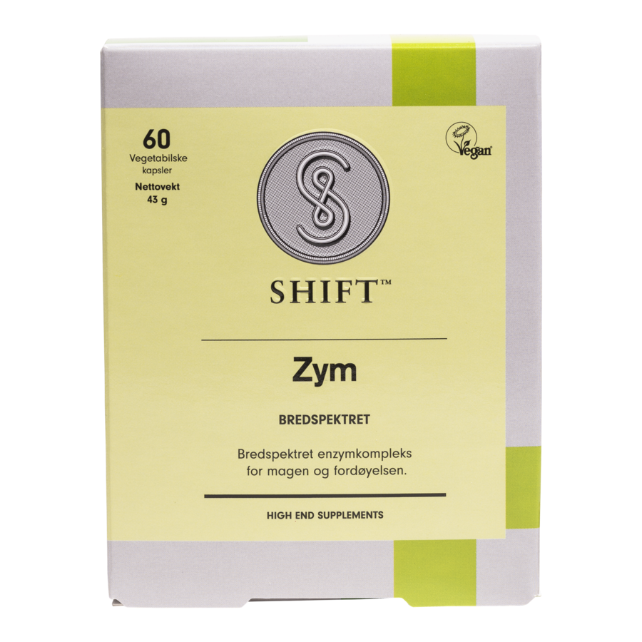 SHIFT Zym bredspektret 60 kapsler