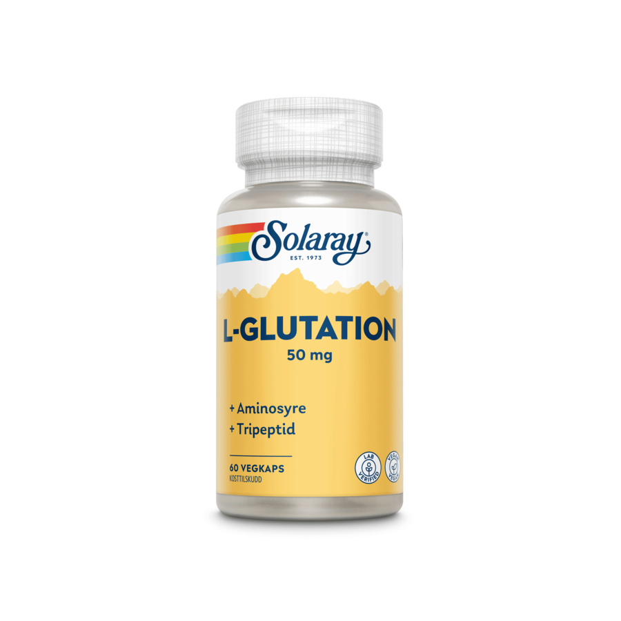 Solaray L-glutation 50 mg 60 kapsler