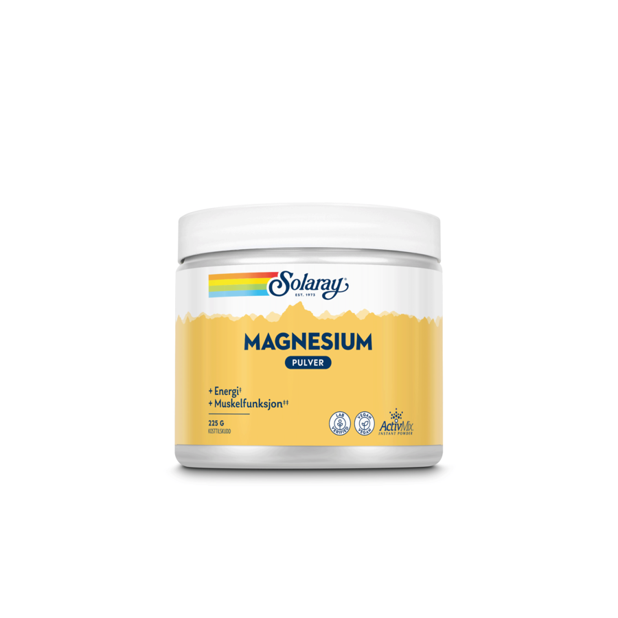 Solaray magnesium pulver 225 g