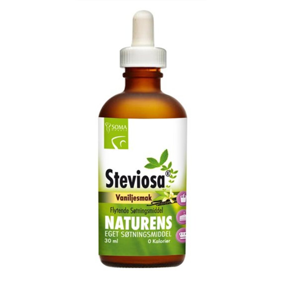 Soma steviosa flytende vanilje 30 ml