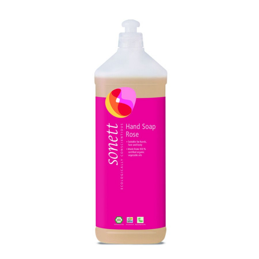 Sonett rose håndsåpe refill 1 liter