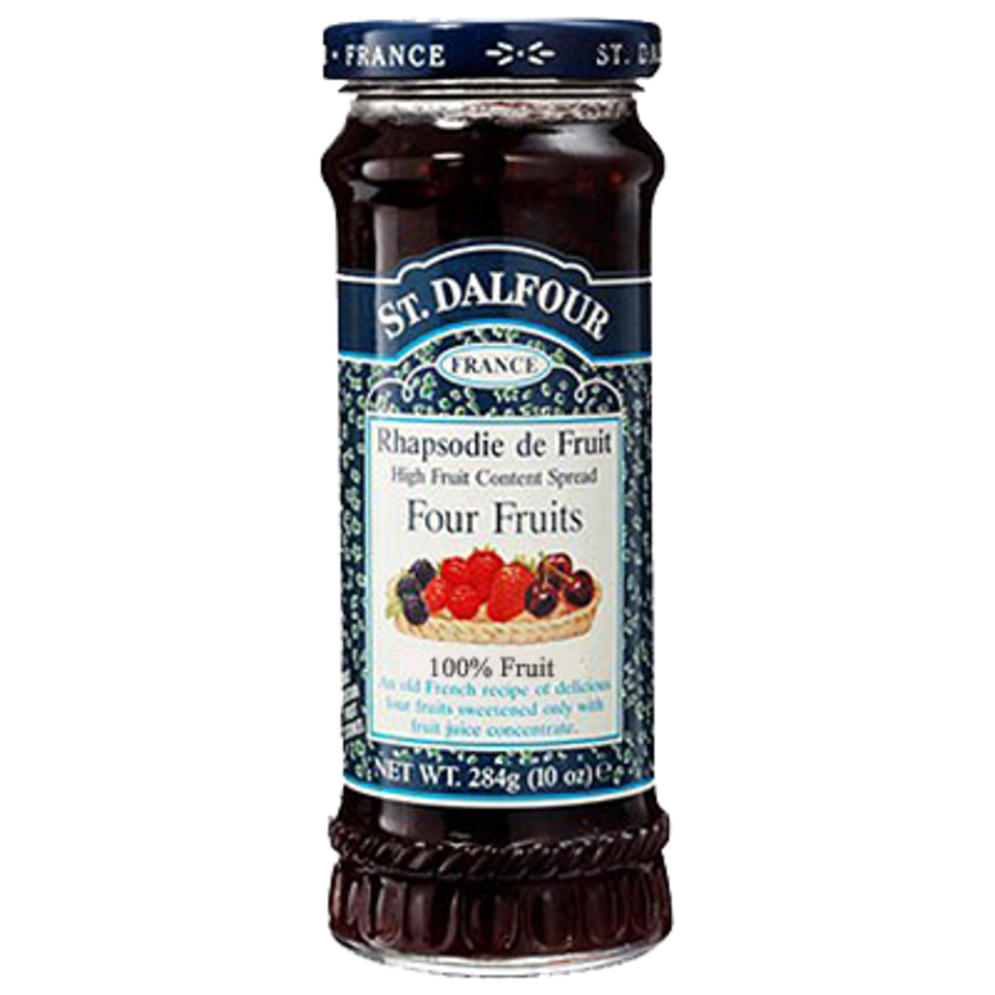 St dalfour four fruits syltetøy 284 gr