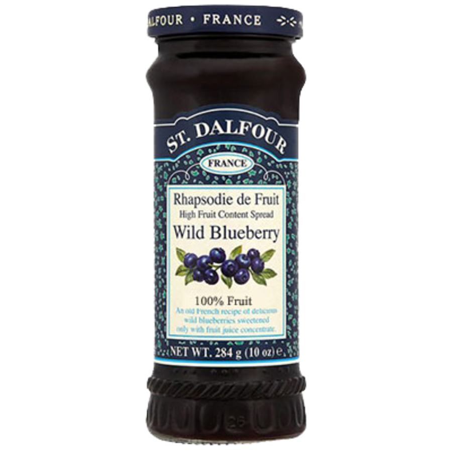 St dalfour wild blueberry syltetøy 284 gr