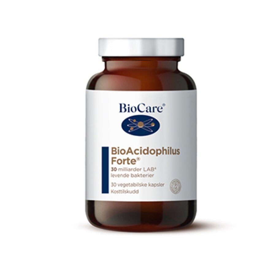 BioCare BioAcidophilus Forte 30 kapsler