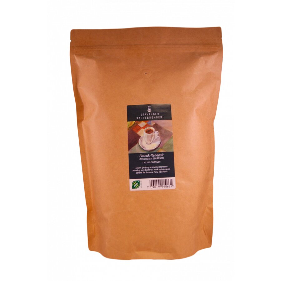 Stavanger Kaffebrenneri fransk-italiensk espresso 1 kg