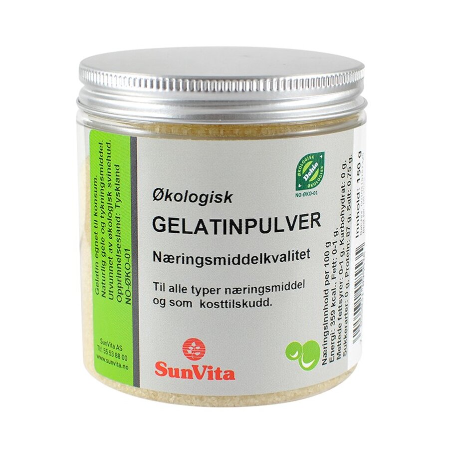 Sunvita gelatinpulver 150 gr