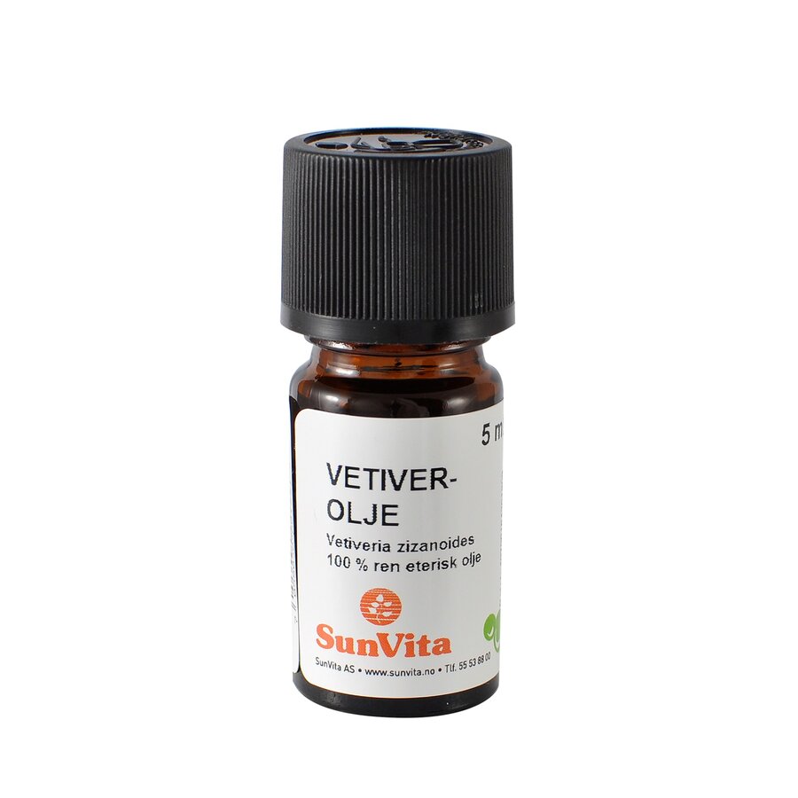Sunvita vetivert olje 5 ml eterisk