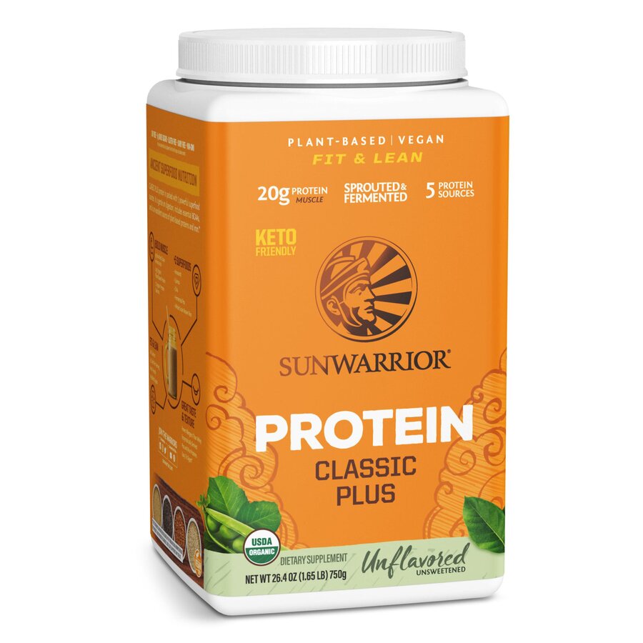 Sunwarrior classic plus naturell proteinpulver 750 g