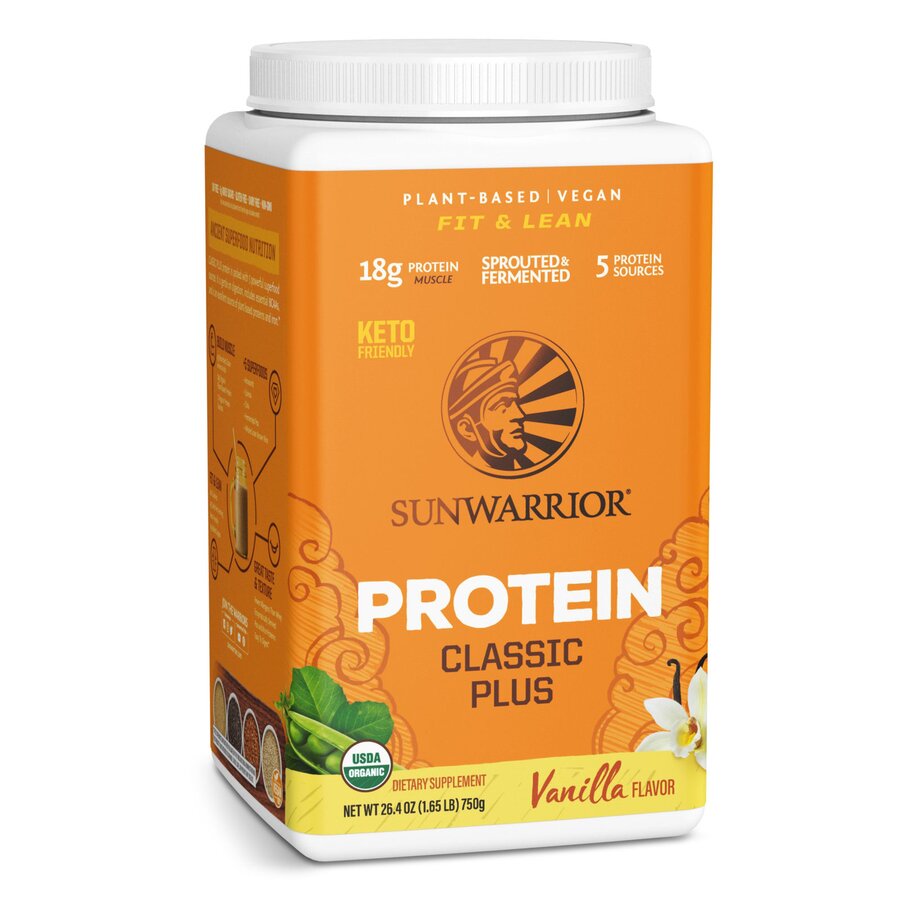 Sunwarrior classic plus vanilla proteinpulver 750 g