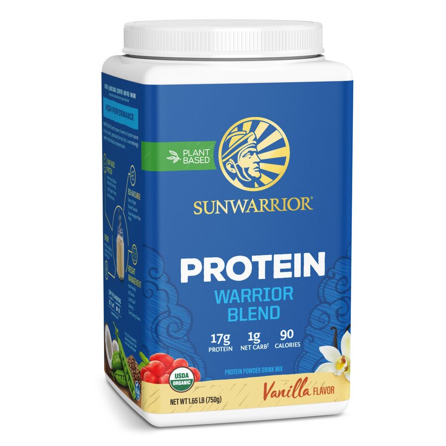 Sunwarrior warrior blend vanilla proteinpulver 750 g