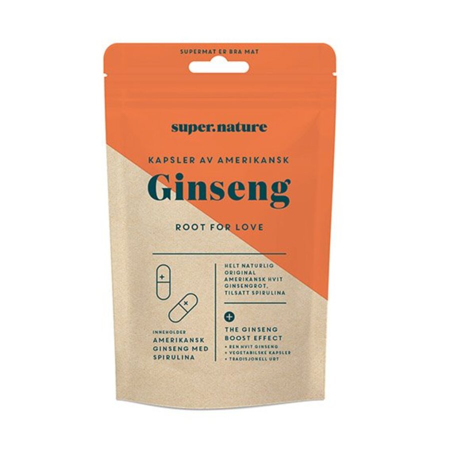 Supernature amerikansk ginseng 100 kap