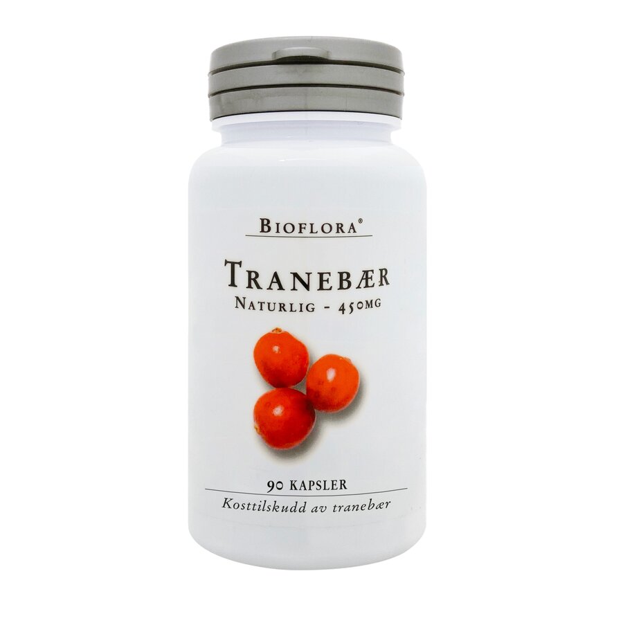 Bioflora tranebær 90 kapsler