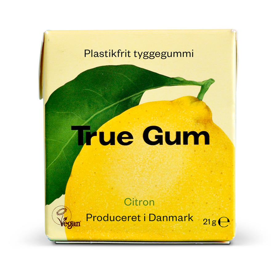True Gum lemon tyggegummi