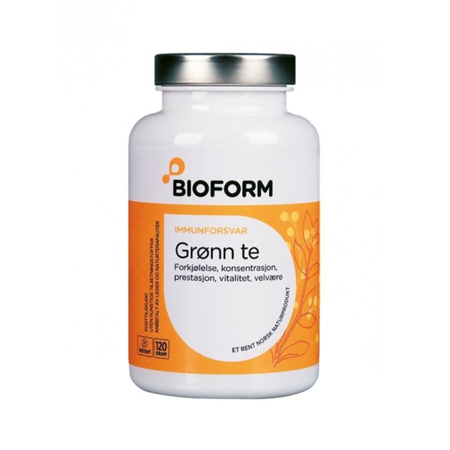 Bioform grønn te urtedrikk 120 g