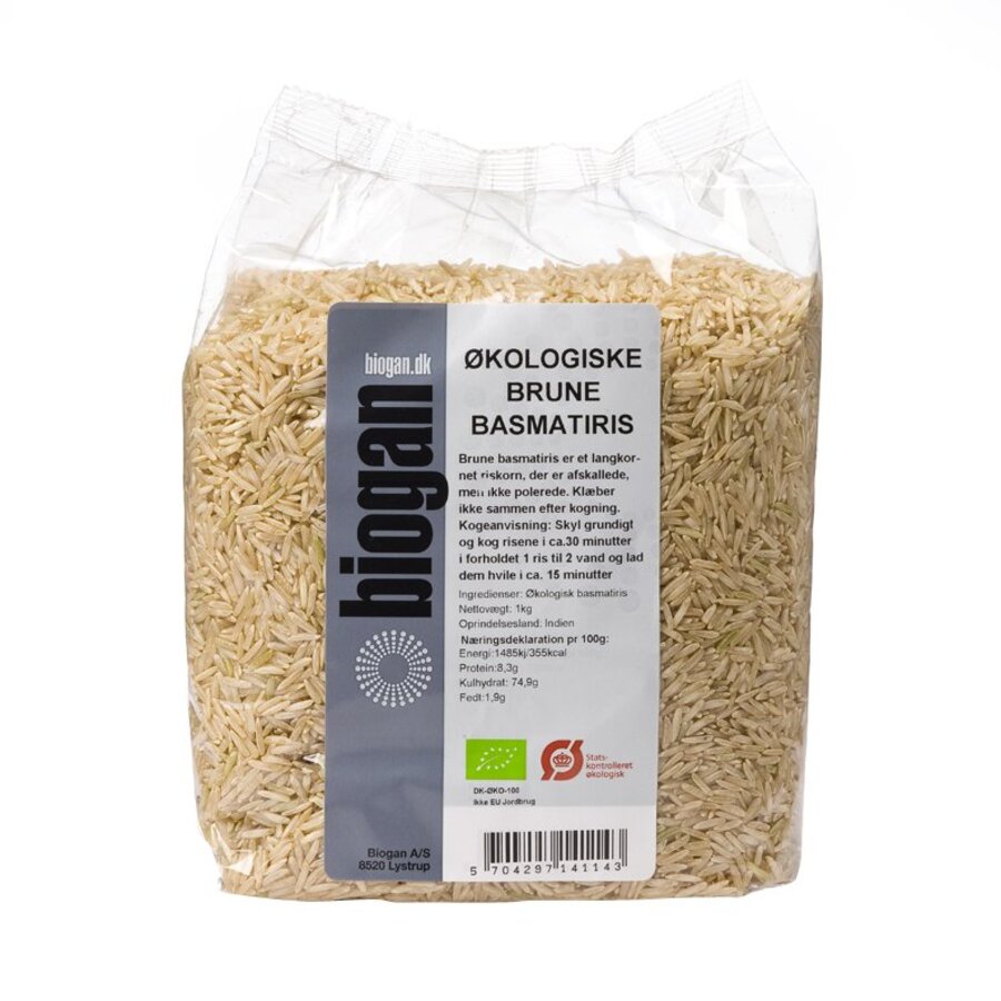 Biogan brun basmatiris 1 kg