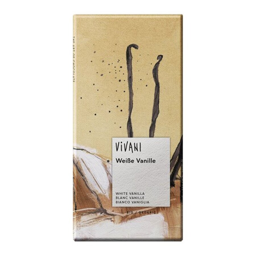 Vivani hvit sjokolade med vanilje 80 g