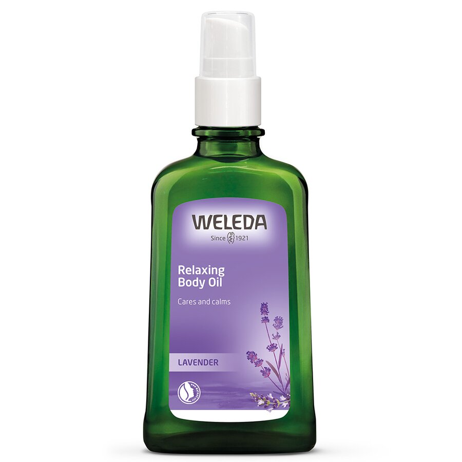 Weleda lavender relaxing body oil 100 ml