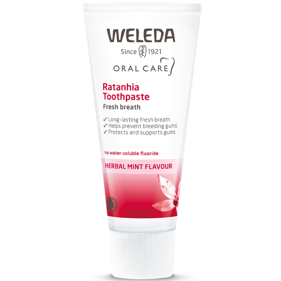 Weleda ratanhia tannkrem uten fluor 75 ml