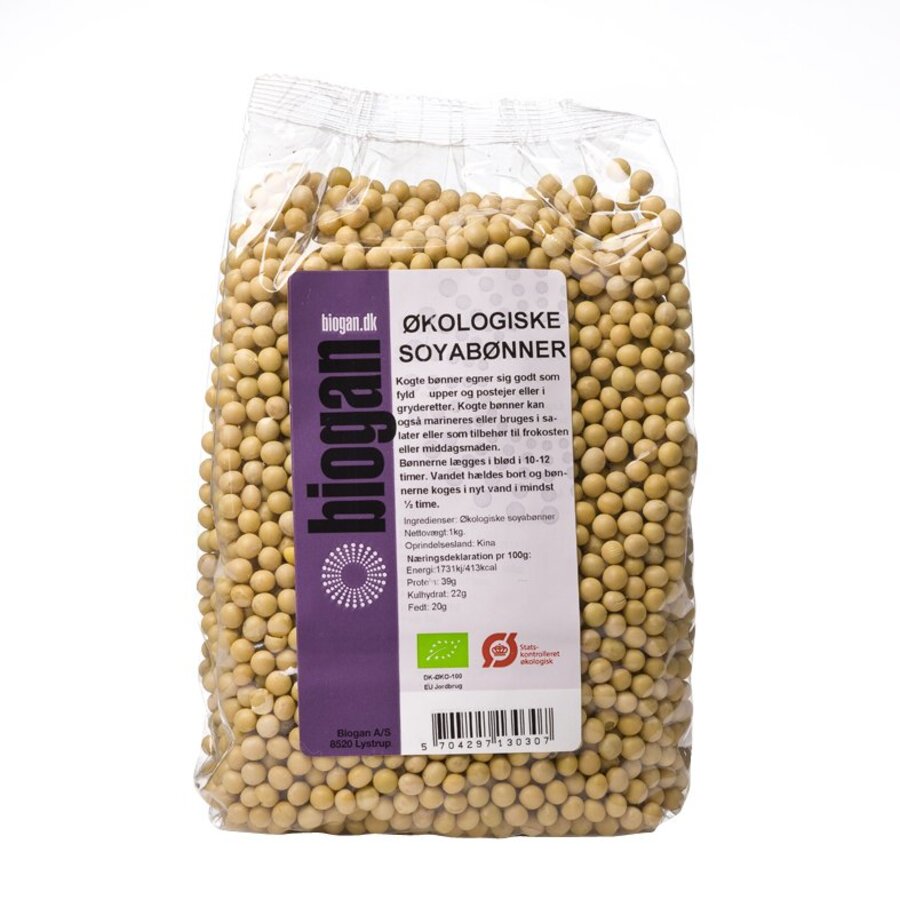 Biogan soyabønner 1 kg