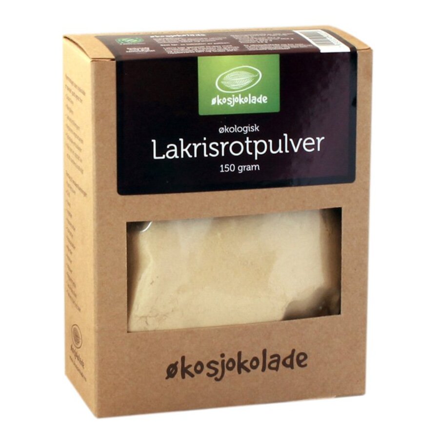 Økosjokolade lakrisrotpulver 150 gr
