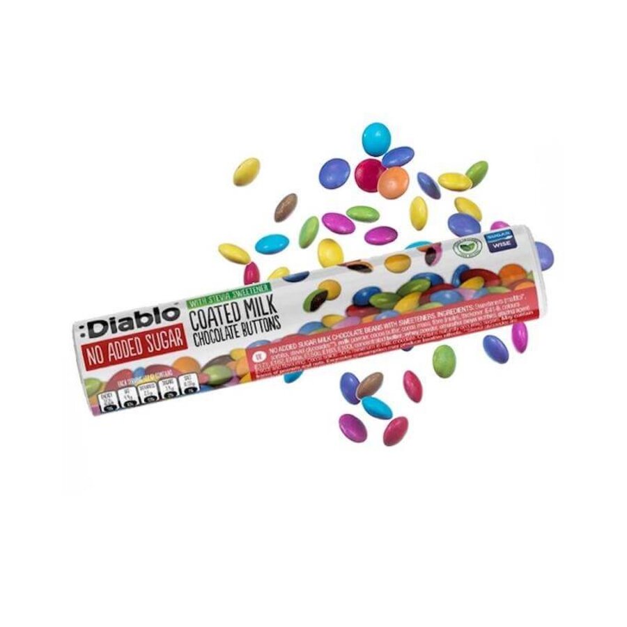 Diablo sjokoladelinser uten tilsatt sukker 22 g