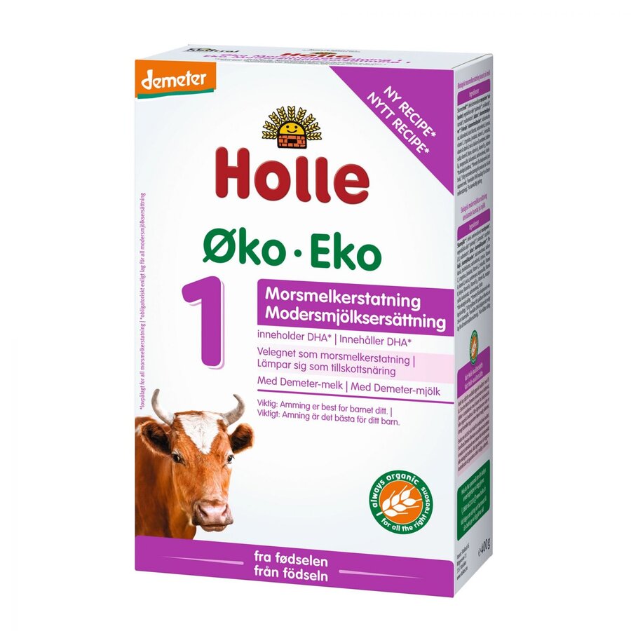 Holle økologisk morsmelkerstatning 1 kumelk 400 g