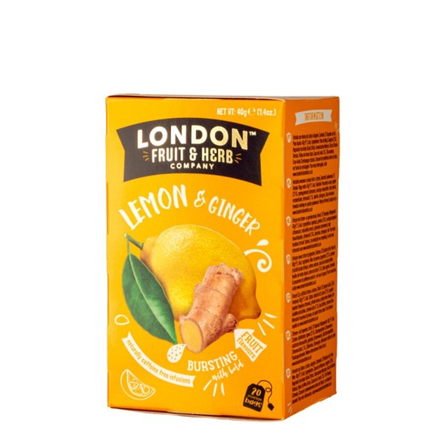 London Fruit & Herb lemon & ginger 20 poser