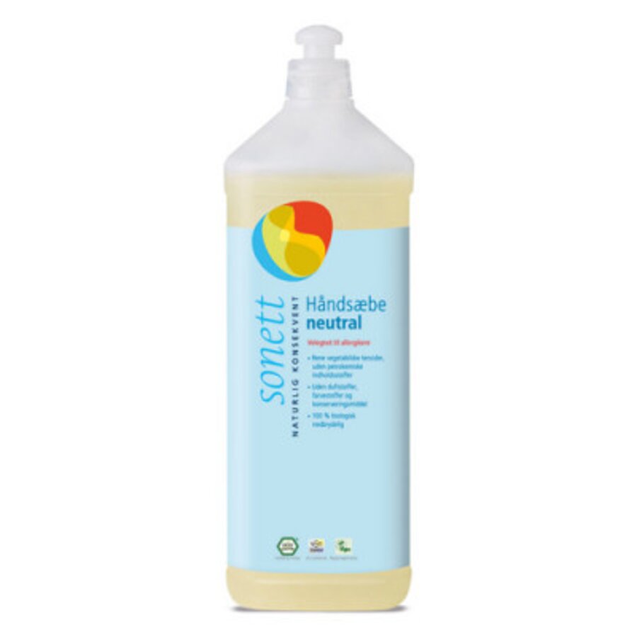 Sonett nøytral håndsåpe refill 1 liter