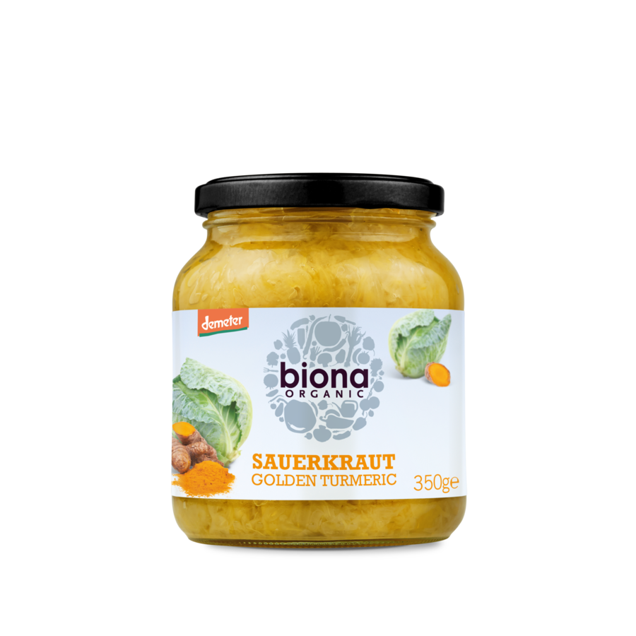 Biona golden turmeric sauerkraut 350 g