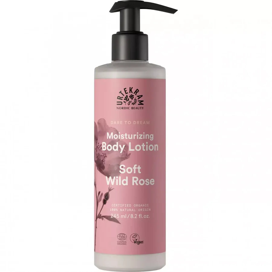 Urtekram Dare To Dream body lotion soft wild rose 245 ml