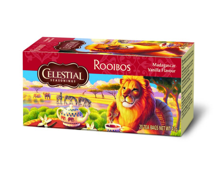 Celestial rooibos madagascar vanilla te 20 poser