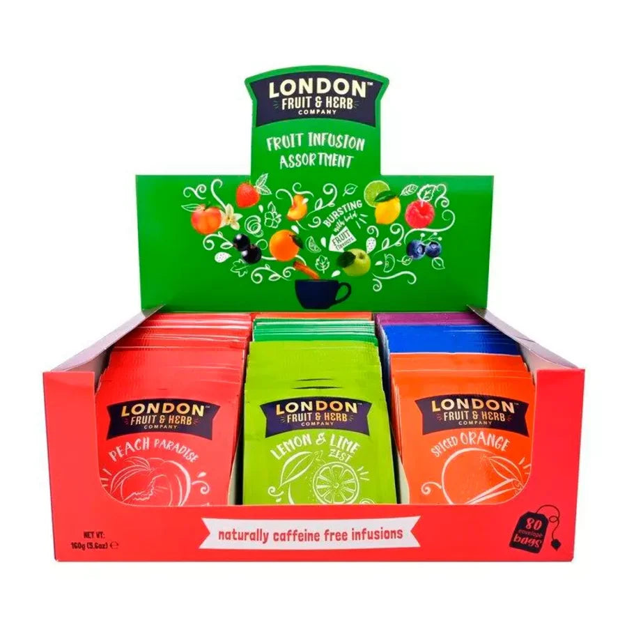London Fruit & Herb utvalg urtete med frukt smaker 80 poser
