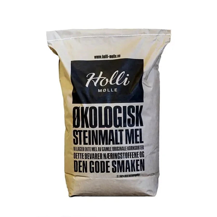 Holli Mølle økologisk fin sammalt hvete 25 kg