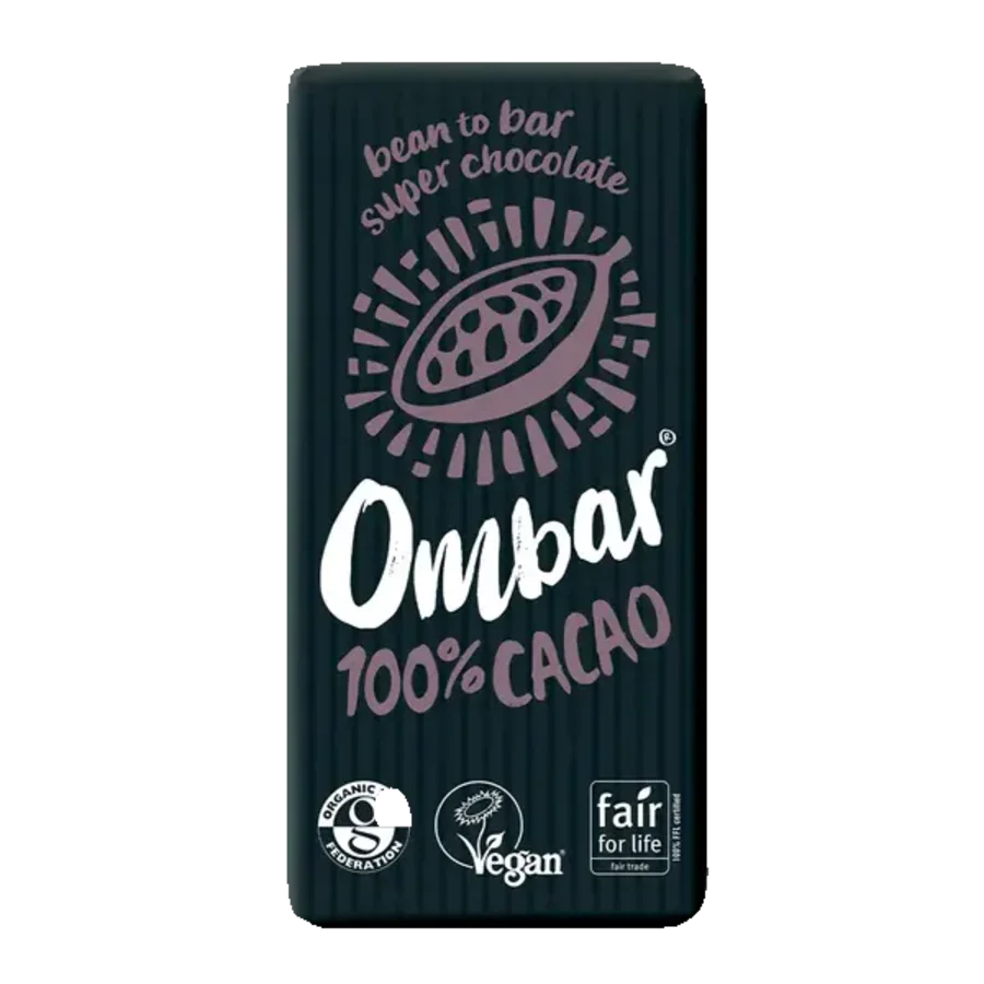 Ombar 100% Cacao Bar 35gr