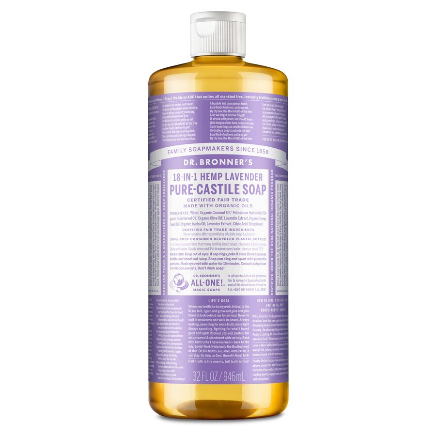 Dr Bronner lavendel såpe 945 ml