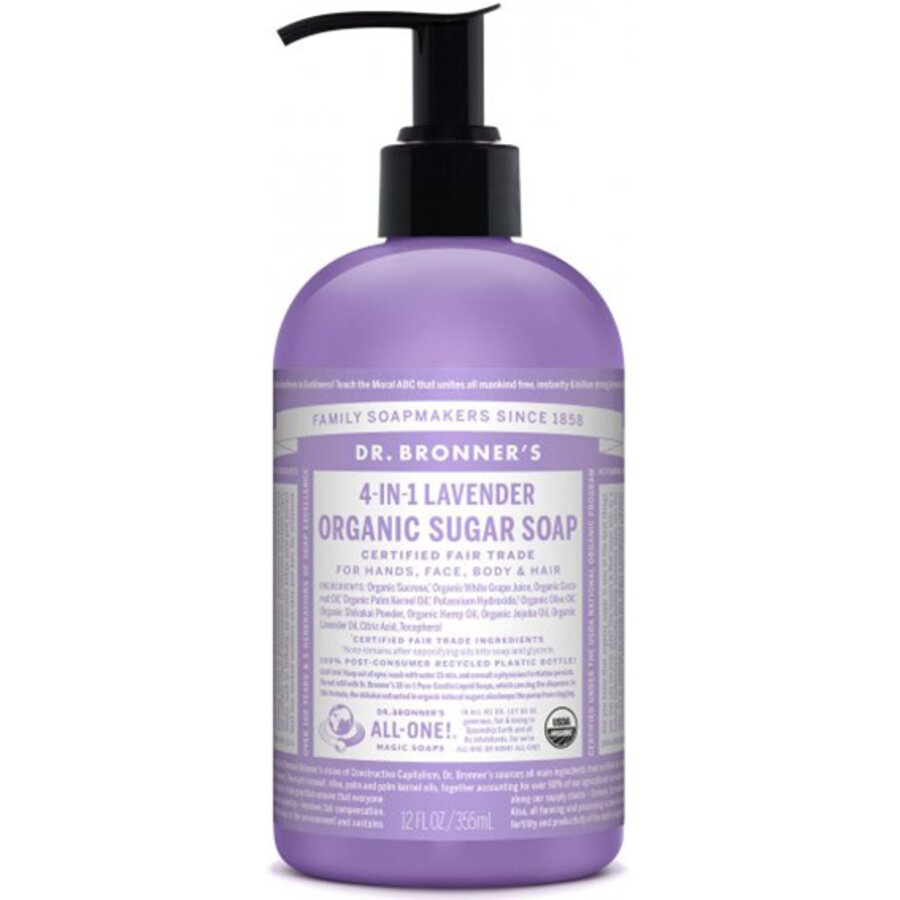 Dr. bronner 4-in-1 hand soap lavender 355 ml