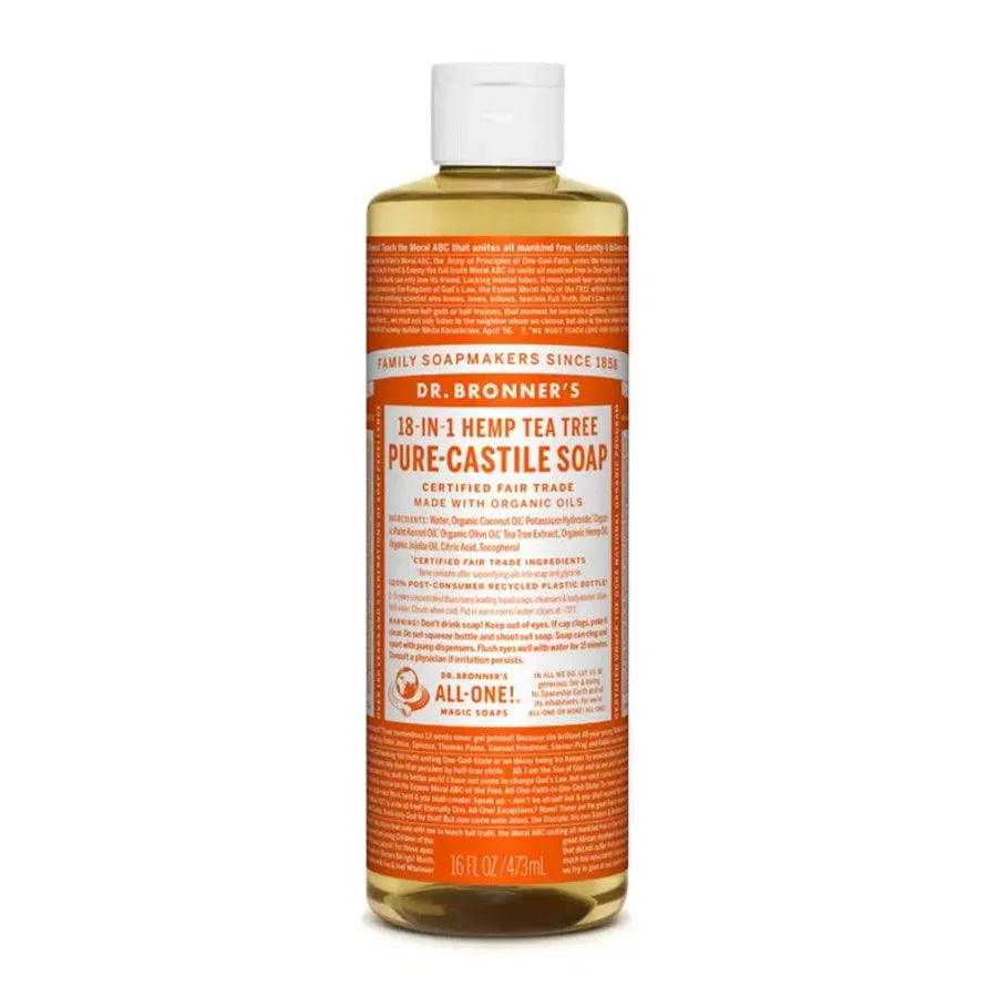 Dr Bronner tea tree såpe 475 ml