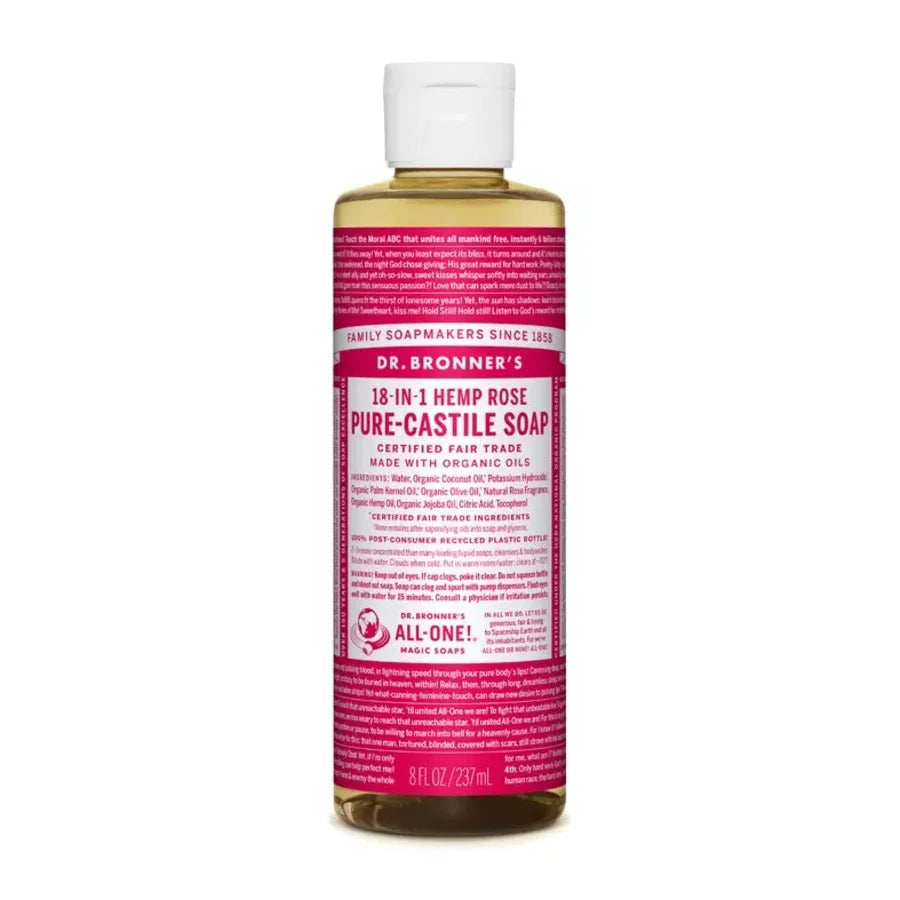 Dr. bronner rose såpe 237 ml