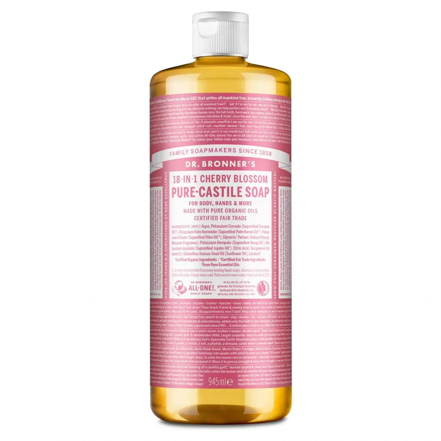 Dr Bronner cherry blossom såpe 945 ml
