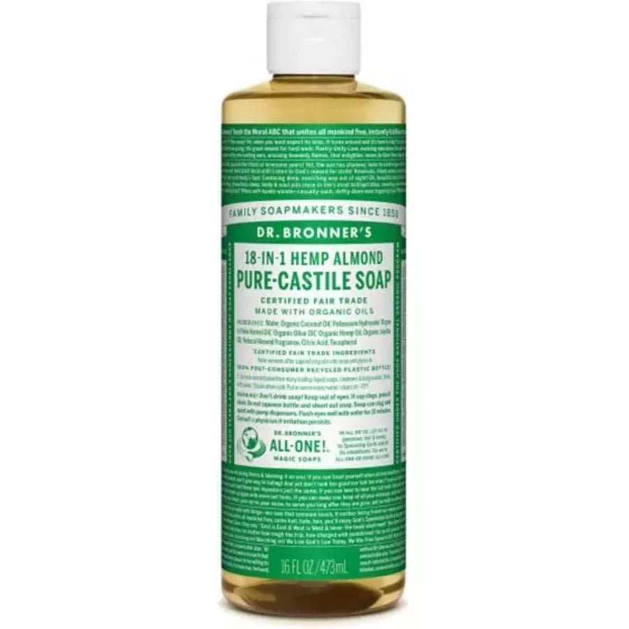 Dr Bronner mandel såpe 475 ml